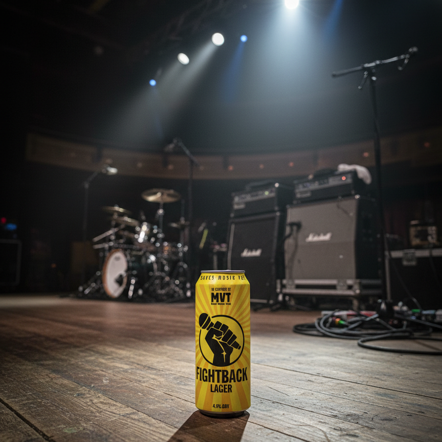 Fightback Lager - 440ml Single Can 4% ABV